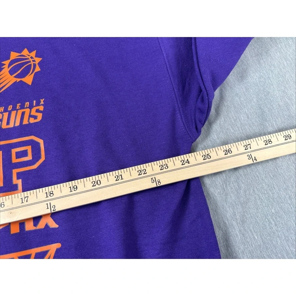 NWOT Retro Phoenix Suns Sweatshirt Crewneck NBA Basketball Men's Size XL Purple